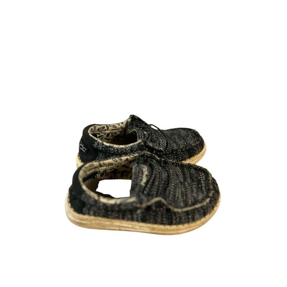 Hey dudes shoes Wally toddler 8 black gray - Picture 1 of 7